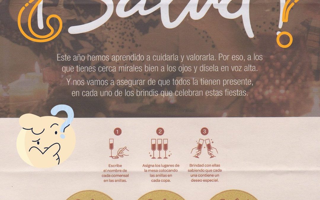 BRINDAMOS… (¿) POR NUESTRA SALUD (?)